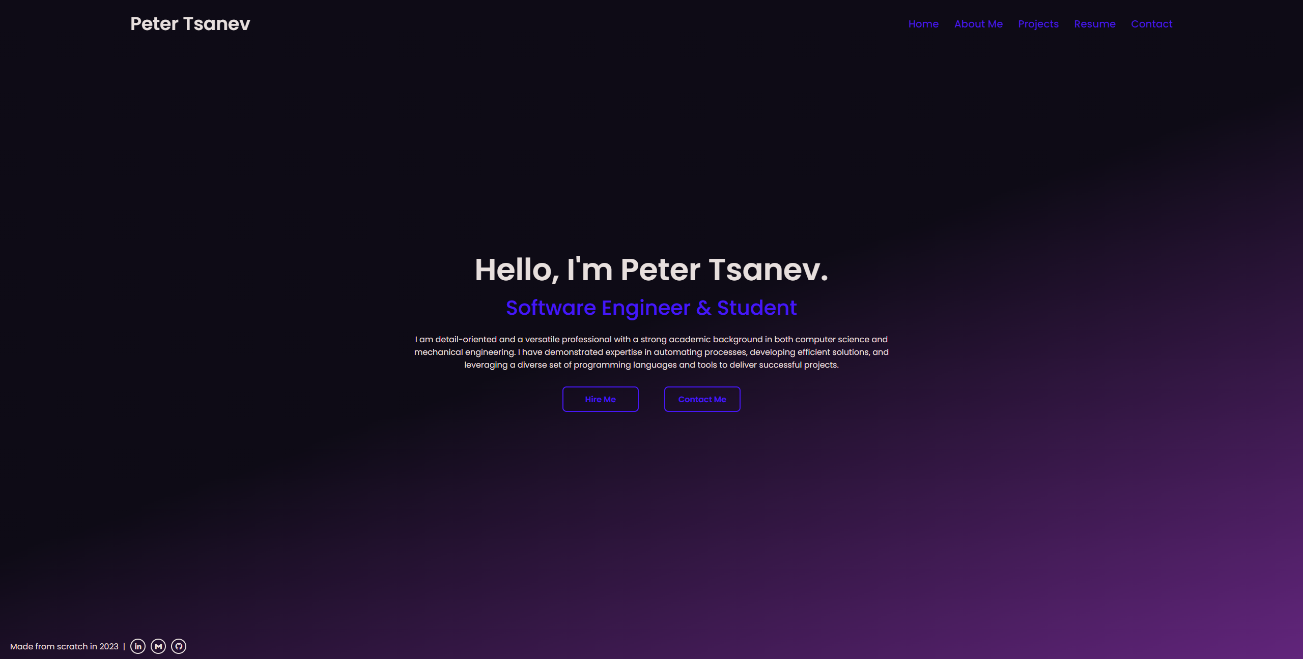 personal website